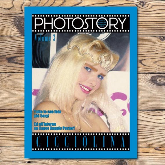 CICCIOLINA - Ilona Staller - photostory - special magazine + poster