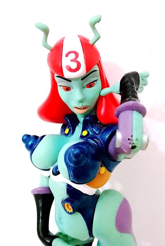 BEARD ROCKETS Patrol Sapphire 1999 Jelly Bean Medicom Japan action figure doll