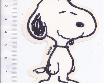 SNOOPY 80s Ufs italy plastic sticker - adesiva  -1543