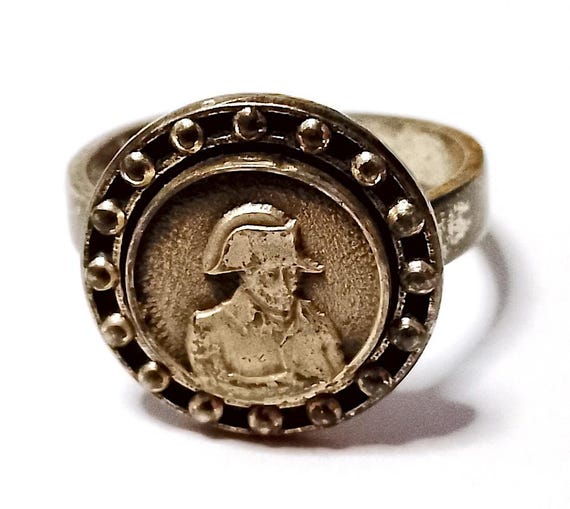NAPOLEON 80s metal ring souvenir delicious adjustable