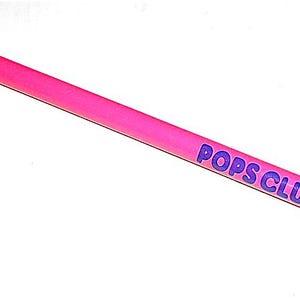 POPS CLUB crayon 80s Kutsuwa Japan pencil new - pink kawaii rare