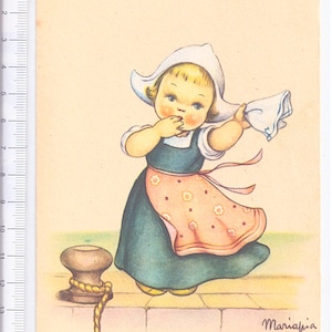MARIAPIA - MARIA PIA 40s Dancers Frattini italy postcard postcard super cute kawaii - Dutchwoman
