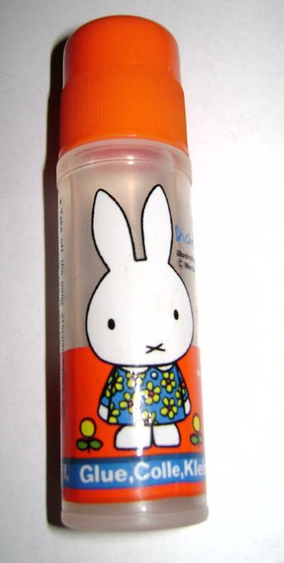 MIFFY by Dick Bruna 70s Kutsuwa Japan liquid glue tube kawaii - colla liquida tubetto mint
