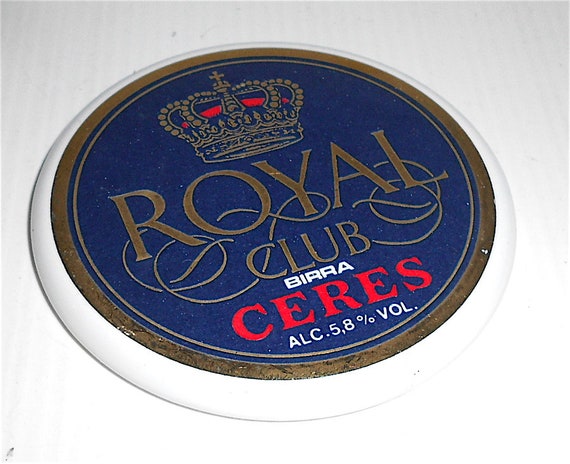 CERES Royal Club -  beer Birra targa in ceramica per bar nuovo