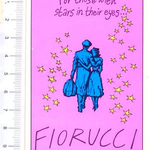 FIORUCCI 1984 Panini italy - vintage sticker - figurina adesiva n. 163