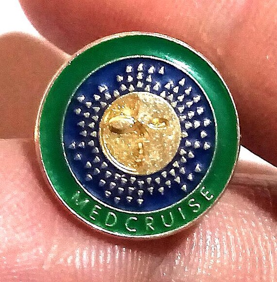 MED CRUISE mini enamel metal pin militaria