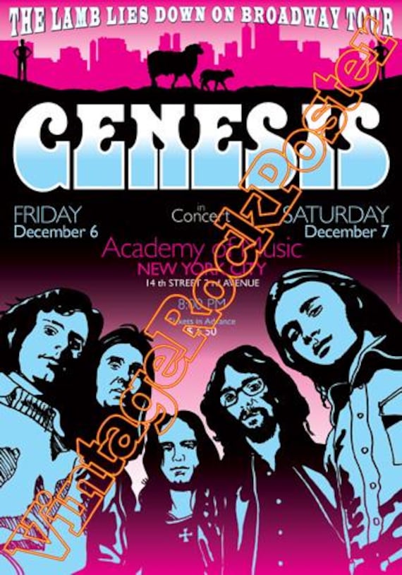GENESIS - concert poster !