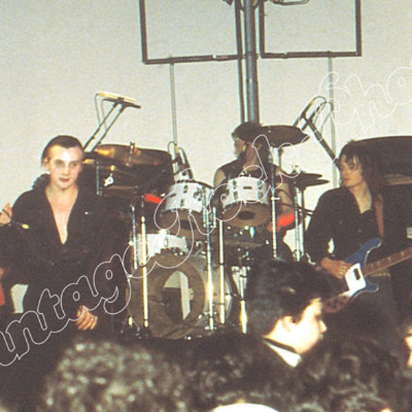 THE DAMNED - Milano italy 30 april 1980 - super rare UnPublished Photo XL