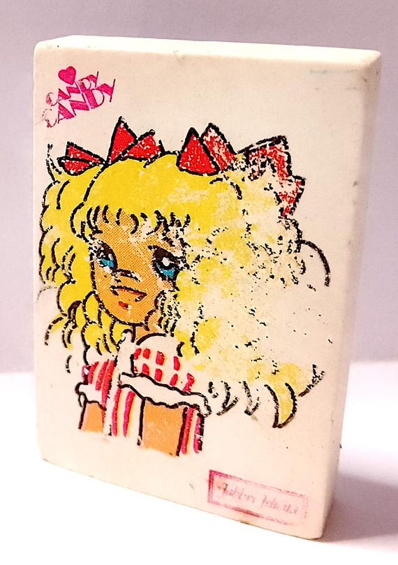 CANDY CANDY Kyandi 80s Fabbri Felicita' italy eraser rubber radiergummi gomma gommina