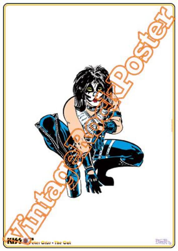KISS - Gene Simmons, Ace Frehley, Peter Criss, Paul Stanley - comic posters!
