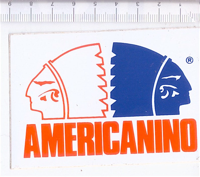 AMERICANINO jeans 80s italy sticker promo sticker paninaro preppy 0151 image 1