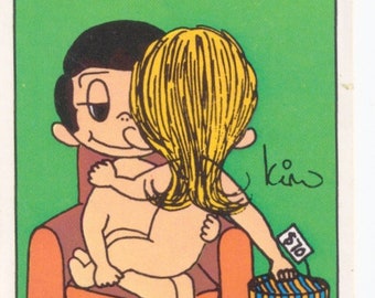 LOVE IS ... LOVE E' by Kim Casali 1975 Panini Italy - sticker - sticker n. 142