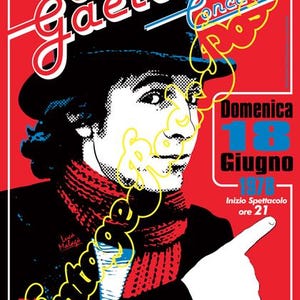 RINO GAETANO poster concerti !