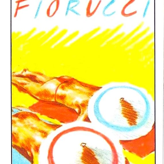 FIORUCCI 1984 Panini Italy - vintage sticker - sticker no. 182