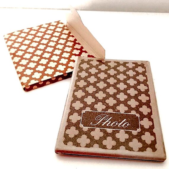 PHOTO micro pocket album for vintage 70s photos delicious Telecart italia - tiny micro photo book