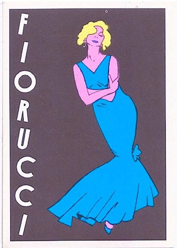 FIORUCCI 1984 Panini Italy - vintage sticker - sticker no. 91