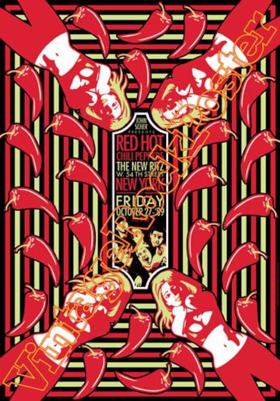 RED HOT CHILI Peppers - concert posters !
