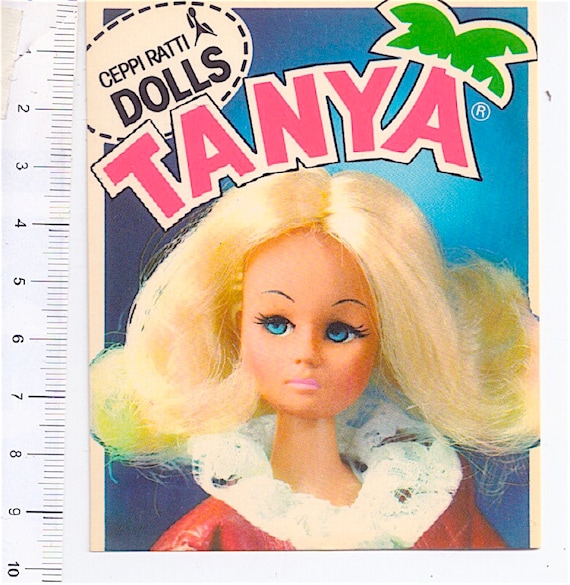 TANYA 80s Ceppiratti Dolls  italy promo toy sticker - adesiva giocattolo  -0760