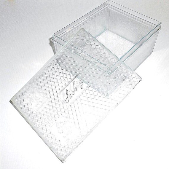 DADI LIEBIG 50s italy vintage food plastic box advertising - scatola pubblicitaria in plastica rara