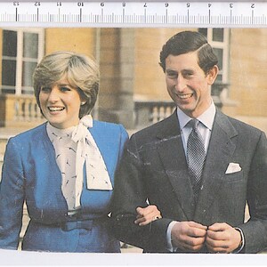 Matrimonio del Príncipe de Gales - Lady Diana Spencer e il principe Carlo di Inghilterra 1981 J. Salomon Ltd Uk postcard - cartolina