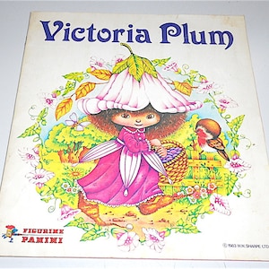 VICTORIA PLUM 1983 Panini Italien Vintage Sticker Buch nicht voll - Album Figuren nicht komplett