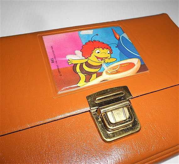 Sales! APE MAIA みつばちマーヤの冒険 Mitsubachi Māya no bōken 1980 Fila italy school kit pencil wallet full rare - rare complete school case