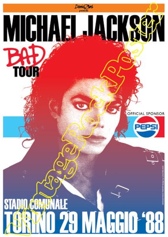 MICHAEL JACKSON concert posters!