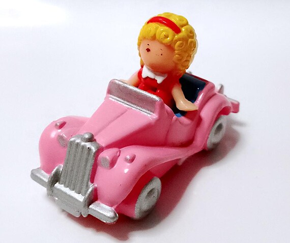 POLLY POCKET 1989 Bluebird China - Sport Car figure for ring - not full