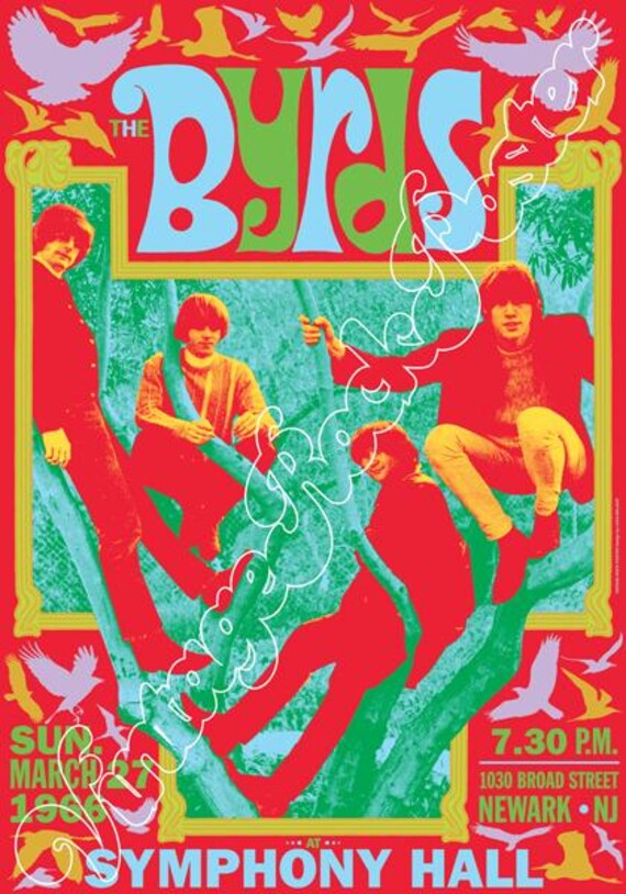 the BYRDS - concert posters!