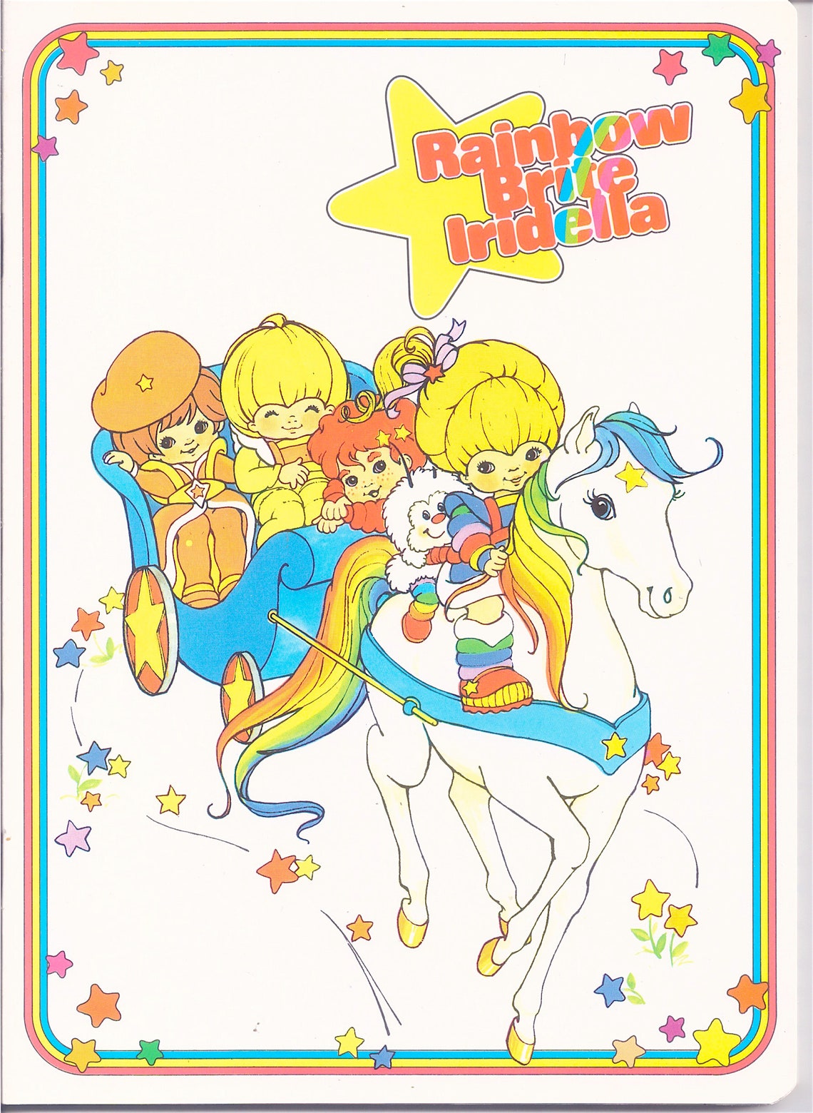 IRIDELLA  Rainbow Brite 1984 Mattel italy school notebook  image 0