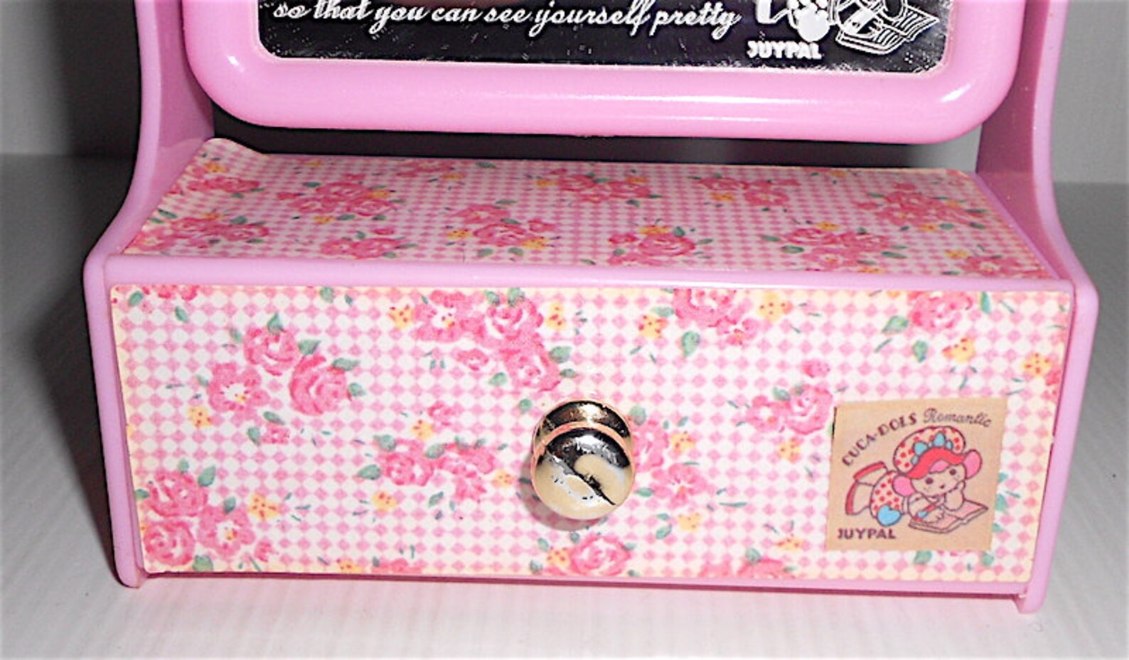 CUCA DOLS 1993 Juypal Spain Vintage Tiny Mirror Drawers Pink Etsy