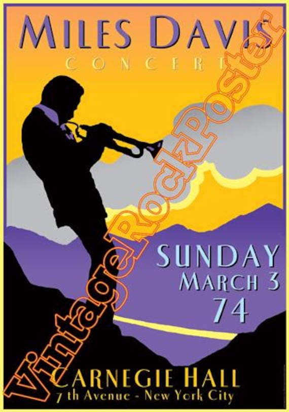 MILES DAVIS - concert posters !