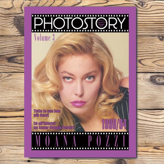 MOANA POZZI photostory - special magazine + poster