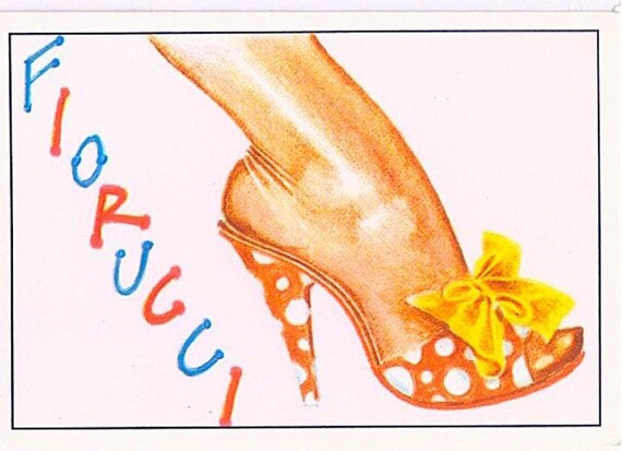 FIORUCCI 1984 Panini Italy - vintage sticker - sticker no. 109