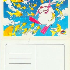 MAGIC KNIGHT RAYEARTH 魔法騎士 ( マジックナイト ) レイアース Majikku Naito Reiāsu années 90 Japan Magazine Italie carte postale gadget carte postale