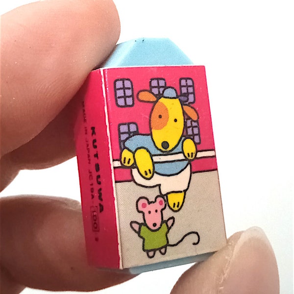 JOINT TOWN 80s Kutsuwa Japan mini eraser rubber radiergummi rubber kawaii