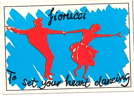 FIORUCCI 1984 Panini Italy - vintage sticker - sticker no. 117