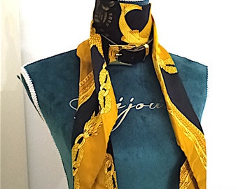 GIANNI VERSACE ATELIER 1992 italy incredible beautiful belt necklace foulard super luxury King of Crown Leopard golden