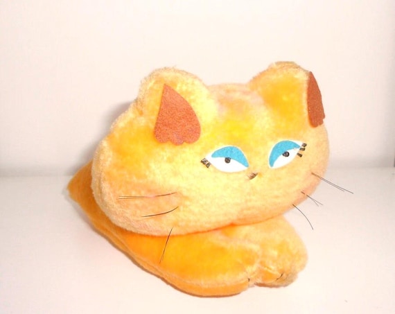 KISS ME LICIA - 愛してナイト - Ai shite Naito 1983 Bandai Japan Super Rare cat puppet mint with tag - original Giuliano cat puppet new