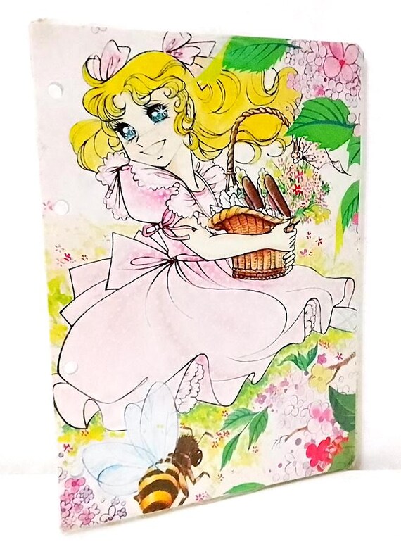 CANDY CANDY Kyandi 1980 Fabbri Felicità italy refill pages for notebook with rings - refill sheets for notebook rings rare - basket