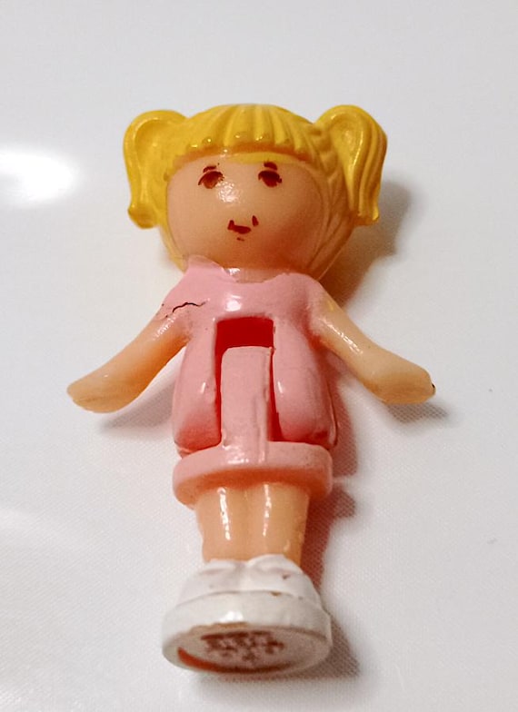 POLLY POCKET 1989 Bluebird China - Jewel Case Tiny Tina doll mini figure - not full