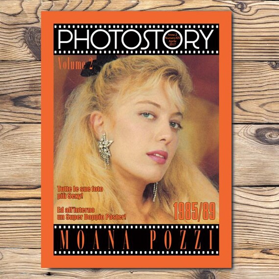 MOANA POZZI photostory - special magazine + poster
