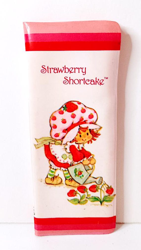 FRAGOLINA - STRAWBERRY SHORTCAKE 80s Mondadori Italy pocket mirror in bag loose - handbag mirror