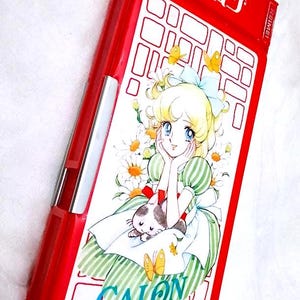 CALON by Ritsuko Abe 80s Reimei Japan magnetic pencil case box super kawaii showa era - astuccio magnetico