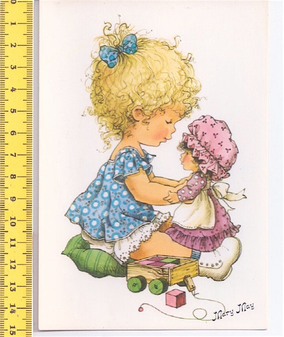 MARY MAY 70s Pagsa Spain postcard - cartolina