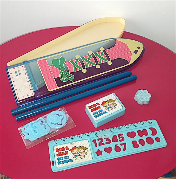 BOB & JEAN 80s Seed Hong Kong stationery kawaii pencil case kit - complete pencil case for school new kawaii shoe