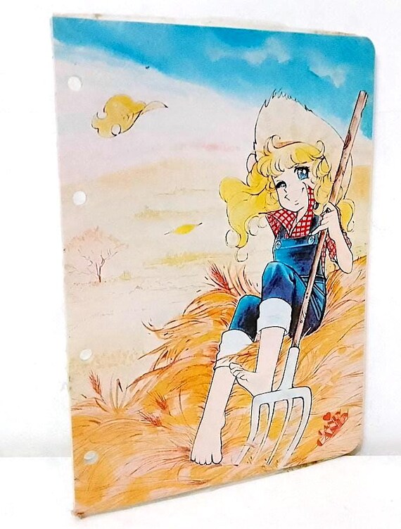 CANDY CANDY Kyandi 1980 Fabbri Felicità italy refill pages for notebook with rings - rare ring notebook refill sheets - Hay