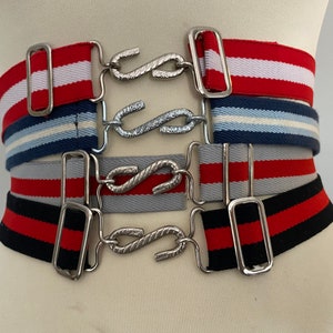 Vintage Boys 70 s Snake Belt Elasticated Belt Stripy Wartime Child Etsy UK