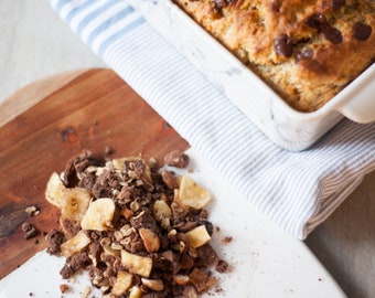 Granola de plátano y chocolate negro - 340 g