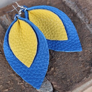 Boucles d’oreilles en cuir School Spirit